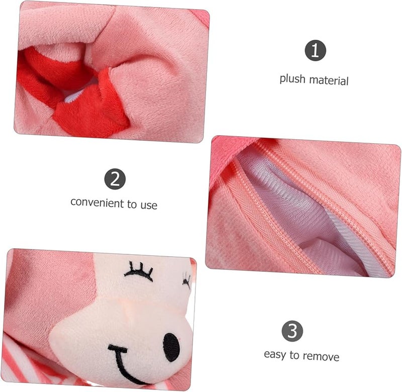 حامل علبة المناديل للسيارة القرد المخملي سيارة كرتونية لطيفة موزع المناديل المثبت على السيارة - Image 3